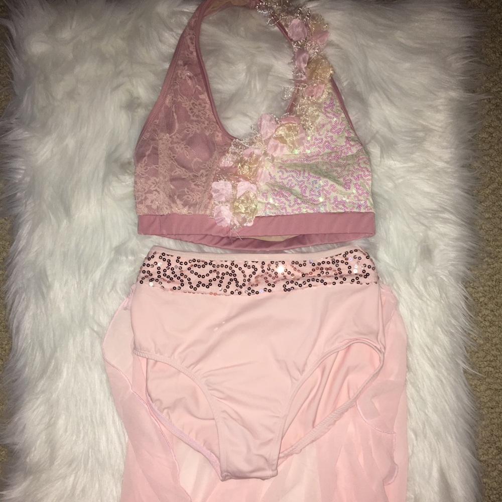 NWOT beautiful pink lyrical costume